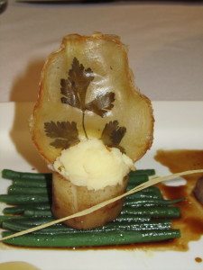 Lamb stuffed potato, Le Bon Vivant