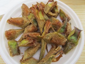 Fried artichokes